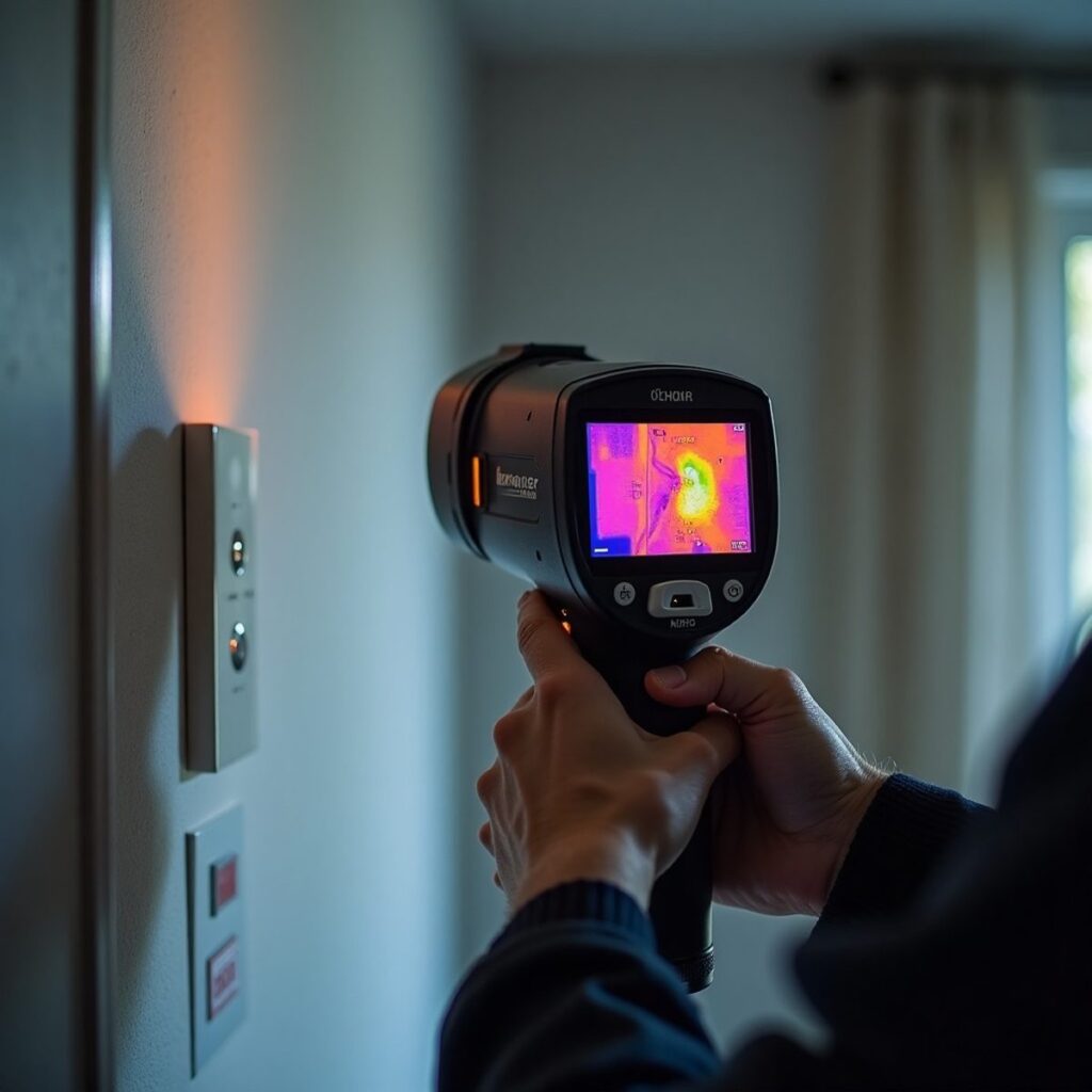 Leckageortung mit Thermografiekamera